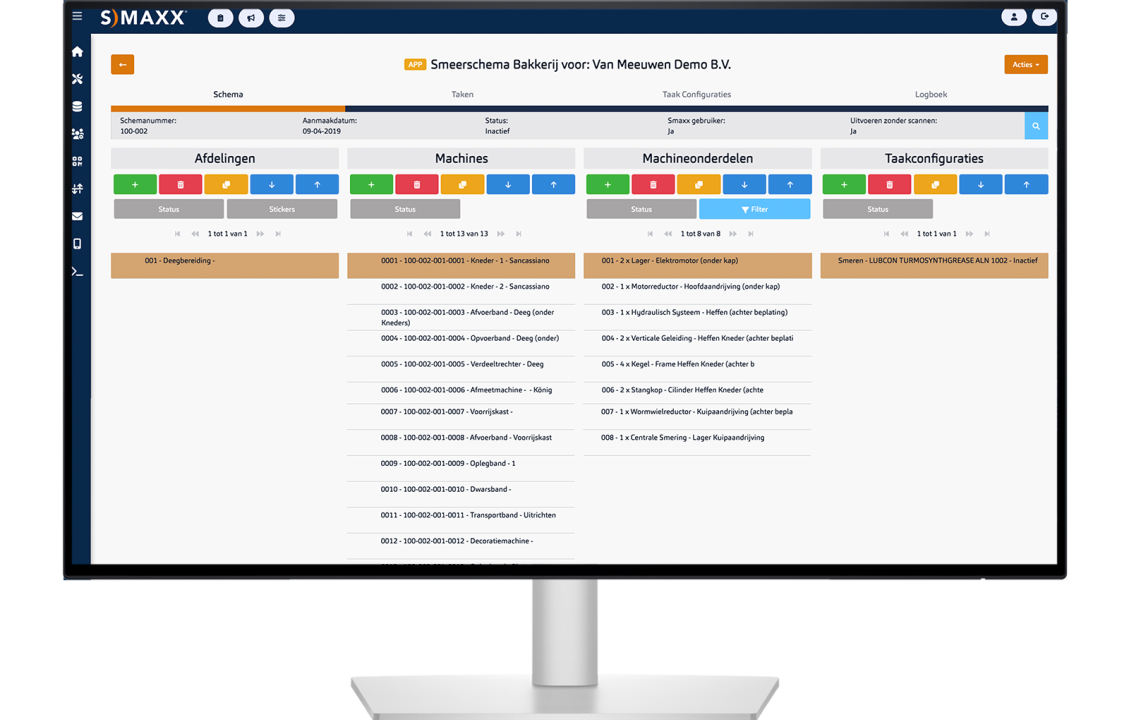 smaxx lubrication maintenance software portal